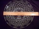 Vintage Large Centerpiece Crystal Glass Bowl, Quil