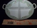 Hand-Painted Nippon Divided Tray, Porcelain, Late 