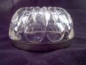 Vintage Small Cut Crystal Bowl, Stamped West Germa