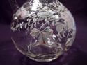 Cruet, Moser, Circa 1900, Art Glass, Enamel Floral