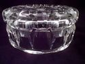 Large Heavy European Cut Crystal Bowl, Over 5 Lbs,