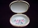 Vintage Lidded Trinket, Dresser Box, Courting Scen