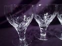 Set Of 4 Marked Stuart English Cut Crystal Water, 