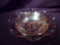 Pair of Marigold Iridescent Fruit Bowls, Jeannette