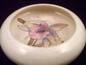 Scarce William Moorcroft Orchid Bowl, Ivory Ground