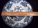 Antique Furnivals Bowl, Blue Shanghae Pattern circ