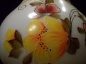 Large Hand-Painted Oil or Electric Glass Lampshade