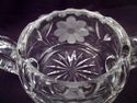 Antique American Brilliant Period Cut Crystal Crea