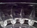 Large Heavy European Cut Crystal Bowl, Over 5 Lbs,