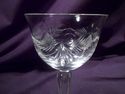 Set of 8 Very Exceptional Engraved White Wine Glas