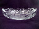 American Brilliant Period Low Bowl, Antique Cut Cr