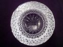 Small Heavy Cut Crystal Bud Vase, Spherical, Hobna