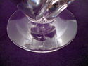 Pair of Heavy Crystal Candle-holders, Footed, Swir