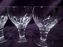 Set Of 4 Marked Stuart English Cut Crystal Water, 