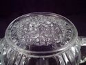 Early Molded Glass Sugar Cube Bowl & Milk, Cream P