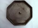 Hexagonal Molded Pewter Container, Cigar Box, Earl