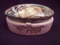 Vintage Lidded Trinket, Dresser Box, Courting Scen