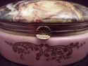 Vintage Lidded Trinket, Dresser Box, Courting Scen