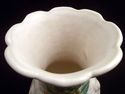 Rare Vintage Weller Pottery Delsa Vase, White Dimp