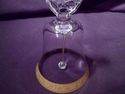 Crystal Bell, Inlaid Gold Trim, Christmas, Partrid