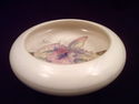 Scarce William Moorcroft Orchid Bowl, Ivory Ground