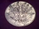 Rare Signed Edwin Walter Studio Fern Motif Art Gla