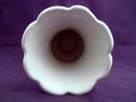 Rare Vintage Weller Pottery Delsa Vase, White Dimp