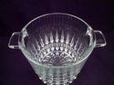 French Heavy Crystal Wine, Ice Bucket with Handles