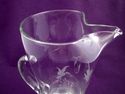 Glass Highball Set with Etched Ducks; Pitcher, 5 G