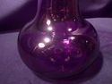 Vintage Amethyst Glass Vase, Graduated Color, 8" T