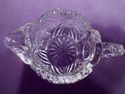 American Brilliant Period Creamer, Clear Heavy Thi