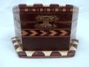 Moroccan Marquetry Dresser, Compact Box, Vintage 1