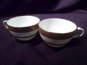 Pair Of Rare Shelley Saucers Marked Castle China-E