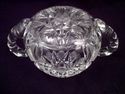 Antique American Brilliant Period Cut Crystal Crea