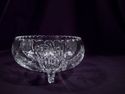 Vintage Footed Cut Crystal Bowl Pinwheels, Buzzsta