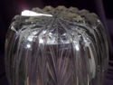 Rare 19th Century German Cut Crystal Vase, .800 Si