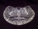 Two Pieces EAPG: Glass Pedestal Footed Bowl, Sandw