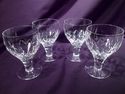 Set Of 4 Marked Stuart English Cut Crystal Water, 