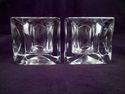 Pair of Crystal Ashtrays, Drink Holders, Coasters,