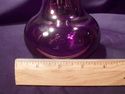 Vintage Amethyst Glass Vase, Graduated Color, 8" T