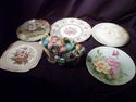 Eclectic Dinner Plate Collection, Seven Pieces, Co