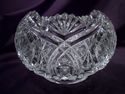 Early American Pattern Glass Footed Bowl