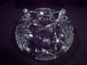 Vintage Footed Cut Crystal Bowl Pinwheels, Buzzsta