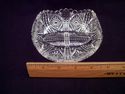 Two Pieces EAPG: Glass Pedestal Footed Bowl, Sandw