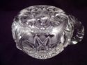 Antique American Brilliant Period Cut Crystal Crea