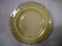 Collection of Four Depression Glass Plates, Green 