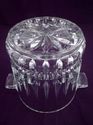 French Heavy Crystal Wine, Ice Bucket with Handles