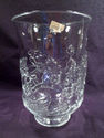 Fenton Art Glass Vase, Clear, Empress, Raised Figu