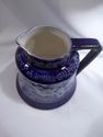 English Pitcher, Cobalt Blue Bell-Shaped, Divertin