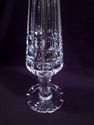 Vintage Cut Crystal Footed Vase "Architectural"